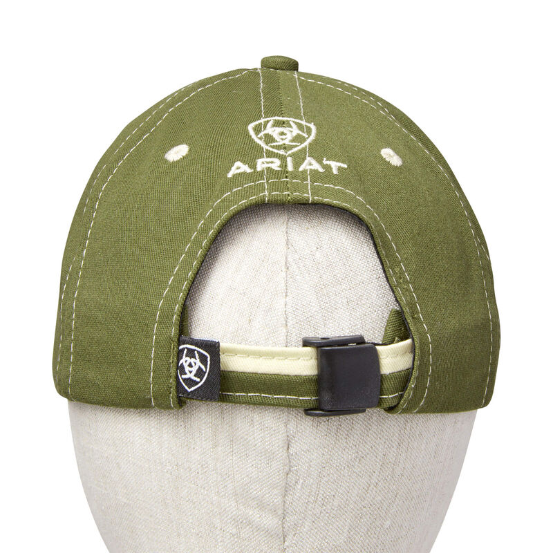 Ariat English: Team II Gorra Mujer - Verde Oliva (EKIDS7029)